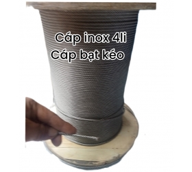 Cáp bạt kéo Inox 4 li