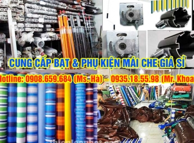 Nơi cung cấp vật tư phụ kiện mái hiên mái xếp tại TPHCM